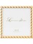 Frames Halat Tasarım Metal Çerçeve, Altın, 4x4 1