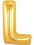 Altın Sarısı Folyo Harf Balon 1 Metre 1