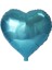 Açık Mavi Kalp Folyo Balon 1