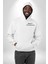 Renkli En Iyi Arkadaş Yazılı Beyaz Kapüşonlu Sweatshirt Kadın Erkek Ön Minimal Sırt Baskılı 2