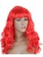 Dalgalı Kırmızı Peruk Saç 1
