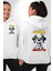 Sinirli Dalmaçyalı Köpek Test Edilen Sabır Beyaz Kapüşonlu Sweatshirt Kadın Erkek Ön Minimal Sırt Baskılı 4