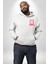 Be Yourself Baskılı Özgün ve Şık Grafik Tasarım Beyaz Kapüşonlu Sweatshirt Kadın Erkek Ön Minimal Sırt Baskılı 2