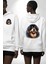 Tibetan Mastiff Güçlü Sadık Köpek Beyaz Kapüşonlu Sweatshirt Kadın Erkek Ön Minimal Sırt Baskılı 1