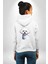 Bichon Frise Beyaz Tatlı Küçük Irk Köpek Beyaz Kapüşonlu Sweatshirt Kadın Erkek Ön Minimal Sırt Baskılı 3