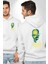 Breaking Bad Walter White Büyüsü Beyaz Kapüşonlu Sweatshirt Kadın Erkek Ön Minimal Sırt Baskılı 4
