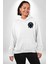 Gece ve Kaos Temalı Mistik Kek Tanrısı Mısır Beyaz Kapüşonlu Sweatshirt Kadın Erkek Ön Minimal Sırt Baskılı 2