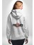 Yalanlarını Tut, Sözlerini Kır! Beyaz Kapüşonlu Sweatshirt Kadın Erkek Ön Minimal Sırt Baskılı 3