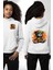 Teddy Bear Ayı Renkli Rasta Ayakkabı Tulum Beyaz Kapüşonlu Sweatshirt Kadın Erkek Ön Minimal Sırt Baskılı 4