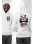 Eğlenceli Panda Mizahi Yükleniyor Yükleme Durumu Beyaz Kapüşonlu Sweatshirt Kadın Erkek Ön Minimal Sırt Baskılı 4