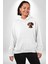 Tatlı Dachshund Köpek Aşkı Beyaz Kapüşonlu Sweatshirt Kadın Erkek Ön Minimal Sırt Baskılı 2