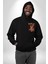 Hip-Hop Tarzı ile Sokak Stili Siyah Kapüşonlu Sweatshirt Kadın Erkek Ön Minimal Sırt Baskılı 2