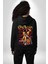 Hip-Hop Tarzı ile Sokak Stili Siyah Kapüşonlu Sweatshirt Kadın Erkek Ön Minimal Sırt Baskılı 3
