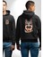Efsane Alman Çoban Köpeği Aşk Köpek Dostu Siyah Kapüşonlu Sweatshirt Kadın Erkek Ön Minimal Sırt Baskılı 1