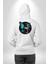 Parlak Elbiseli Kelebek Kanatlı Kadın Beyaz Kapüşonlu Sweatshirt Kadın Erkek Ön Minimal Sırt Baskılı 3