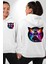 Crop Top Etek Retro Boom Box Plak Genç Kız Beyaz Kapüşonlu Sweatshirt Kadın Erkek Ön Minimal Sırt Baskılı 4
