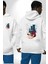 Çevreçi Hava Kirliliği Küresel Isınma Beyaz Kapüşonlu Sweatshirt Kadın Erkek Ön Minimal Sırt Baskılı 1