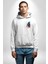 Çevreçi Hava Kirliliği Küresel Isınma Beyaz Kapüşonlu Sweatshirt Kadın Erkek Ön Minimal Sırt Baskılı 5