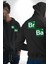 Periyodik Tablo Heisenberg Breaking Bad Siyah Kapüşonlu Sweatshirt Kadın Erkek Ön Minimal Sırt Baskılı 1