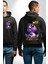 Bunu Kendime 20 Kez Söylüyorum! Komik Tasarım Siyah Kapüşonlu Sweatshirt Kadın Erkek Ön Minimal Sırt Baskılı 2