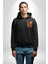 Basketbol Severler Için Love Siyah Kapüşonlu Sweatshirt Kadın Erkek Ön Minimal Sırt Baskılı 5