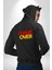Game Over Baskılı Oyun Tutkunları Için Grafik Siyah Kapüşonlu Sweatshirt Kadın Erkek Ön Minimal Sırt Baskılı 5