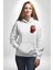 Modern Asya Esintili Kaplan Tasarımı Beyaz Kapüşonlu Sweatshirt Kadın Erkek Ön Minimal Sırt Baskılı 2