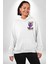Bunu Kendime 20 Kez Söylüyorum! Komik Tasarım Beyaz Kapüşonlu Sweatshirt Kadın Erkek Ön Minimal Sırt Baskılı 5