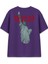Maraş Culture Özgürlük Heykeli Mor Oversize Tişört 1