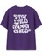 Stay Wild Moon Child Kadın Oversize Mor Tişört 1