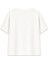 Sarı Taç Figürlü Unisex Beyaz Oversize Tişört 2