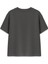 Yaprak Dökümü Temalı Minimal Füme Oversize Tişört 2