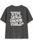 Stay Wild Moon Child Kadın Oversize Füme Tişört 1