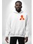Walter White Br Ba Silüetli Beyaz Kapüşonlu Sweatshirt Kadın Erkek Ön Minimal Sırt Baskılı 2