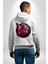 Neon Kelebek Kanatlı Mikrofonlu Genç Kız Beyaz Kapüşonlu Sweatshirt Kadın Erkek Ön Minimal Sırt Baskılı 3