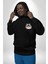 Himalayan Kedisi Siyah Kapüşonlu Sweatshirt Kadın Erkek Ön Minimal Sırt Baskılı 5