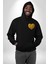 Ayçiçeği Ile Özel Tasarım Kalp Bahar Siyah Kapüşonlu Sweatshirt Kadın Erkek Ön Minimal Sırt Baskılı 2