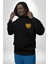 Ayçiçeği Ile Özel Tasarım Kalp Bahar Siyah Kapüşonlu Sweatshirt Kadın Erkek Ön Minimal Sırt Baskılı 5