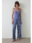 İndigo Hailee Çiçekli Ajurlu Pointel Pamuklu Pijama Altı 4