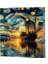 Van Gogh 2 - Gemi Çizgili Yan Boyamalı Defter 1