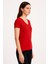 V Yaka Kadın T-Shirt 3