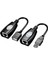 USB Extrender, 50 Metre RJ45, USB Uzatma Kablosu, Cat5 – Cat6 Uyumlu, 1