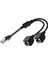 Erkek RJ45 To 2x Dişi Ethernet Çoklayıcı Splitter Dağıtıcı 1