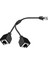 Erkek RJ45 To 2x Dişi Ethernet Çoklayıcı Splitter Dağıtıcı 3