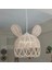 Rattan Bambu Hasır Avize 1