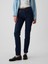 Kadın Lacivert Mid Rise Vintage Slim Jean Pantolon 8