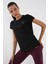 Tommy Life Siyah Basic Kısa Kol Standart Kalıp O Yaka Kadın T-Shirt - 97144 2