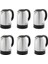 Al 728 I Inox 2200 W 1.7 Lt Çelik Kettle 6 Adet 1