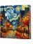 Van Gogh 3 Sokak - Çizgisiz Yan Boyamalı Defter 1