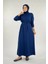 Simli Triko Elbise 18315 Lacivert 1